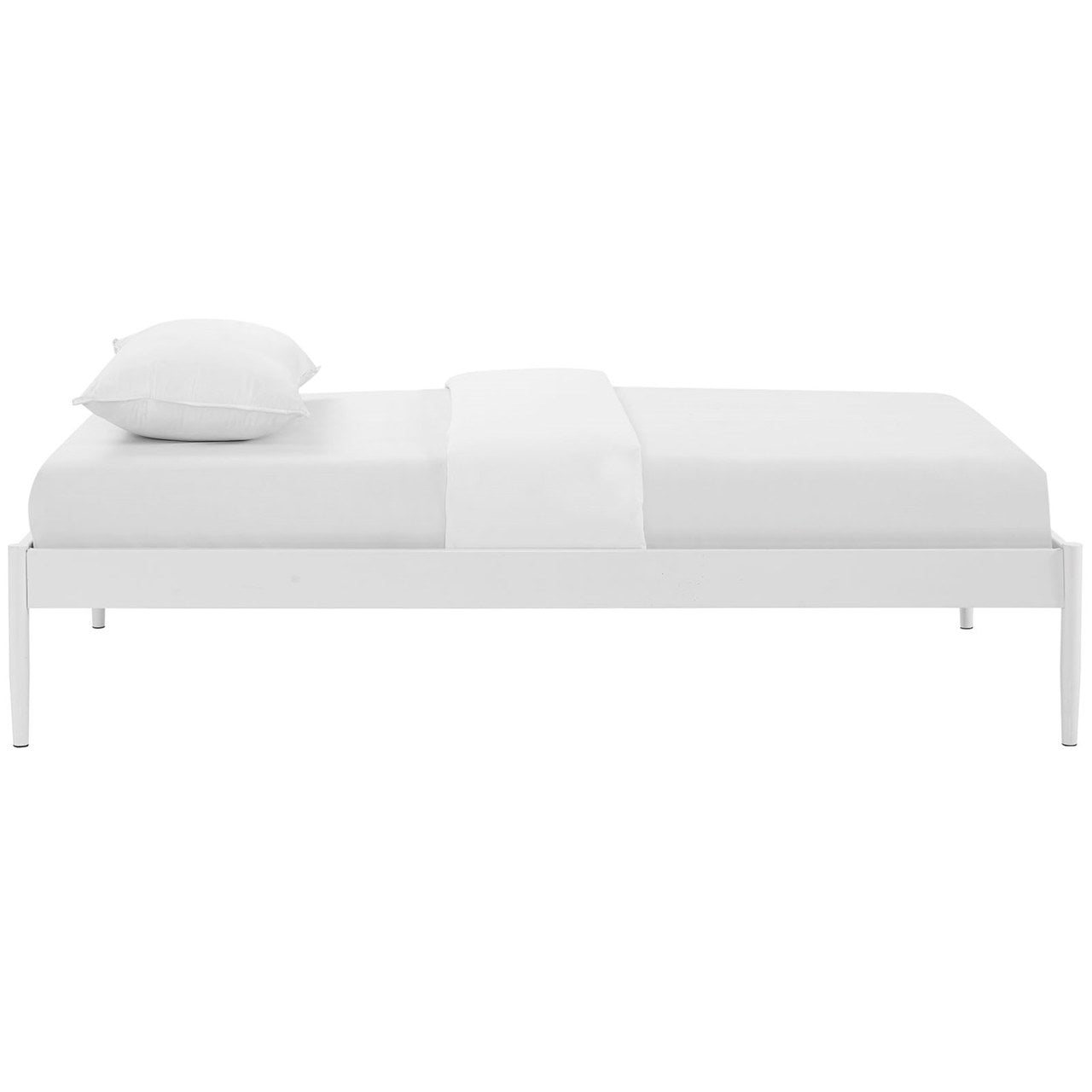 Elsie Twin Bed Frame, White, Metal 12375