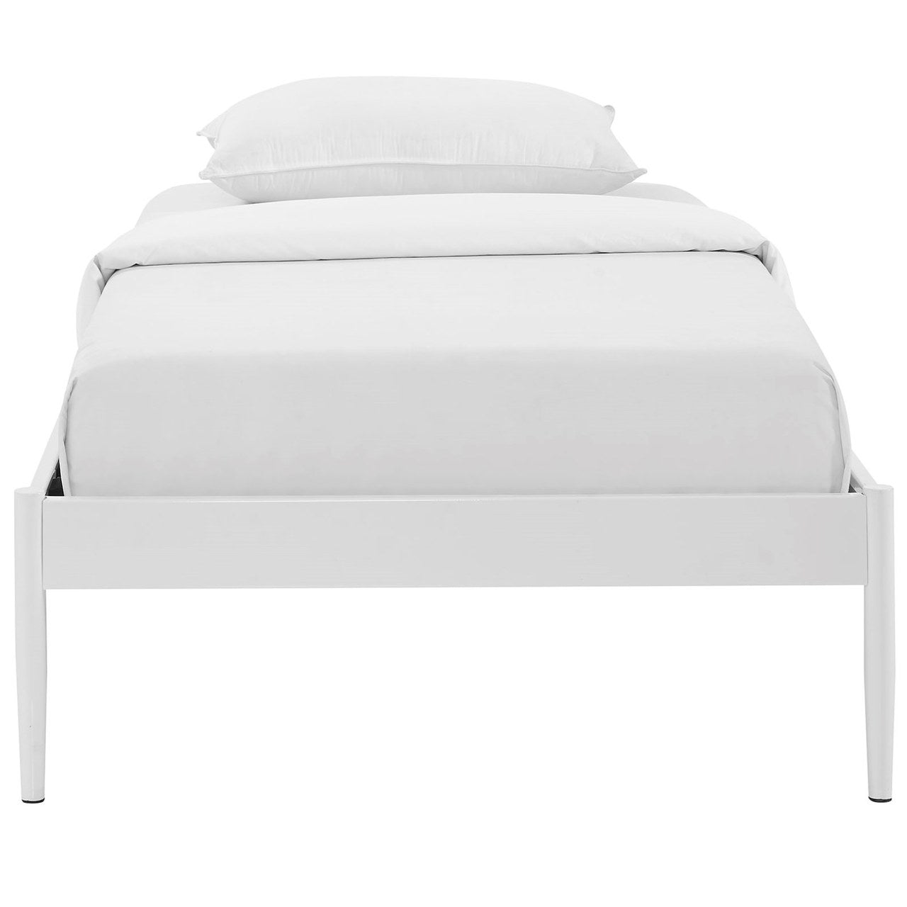 Elsie Twin Bed Frame, White, Metal 12375