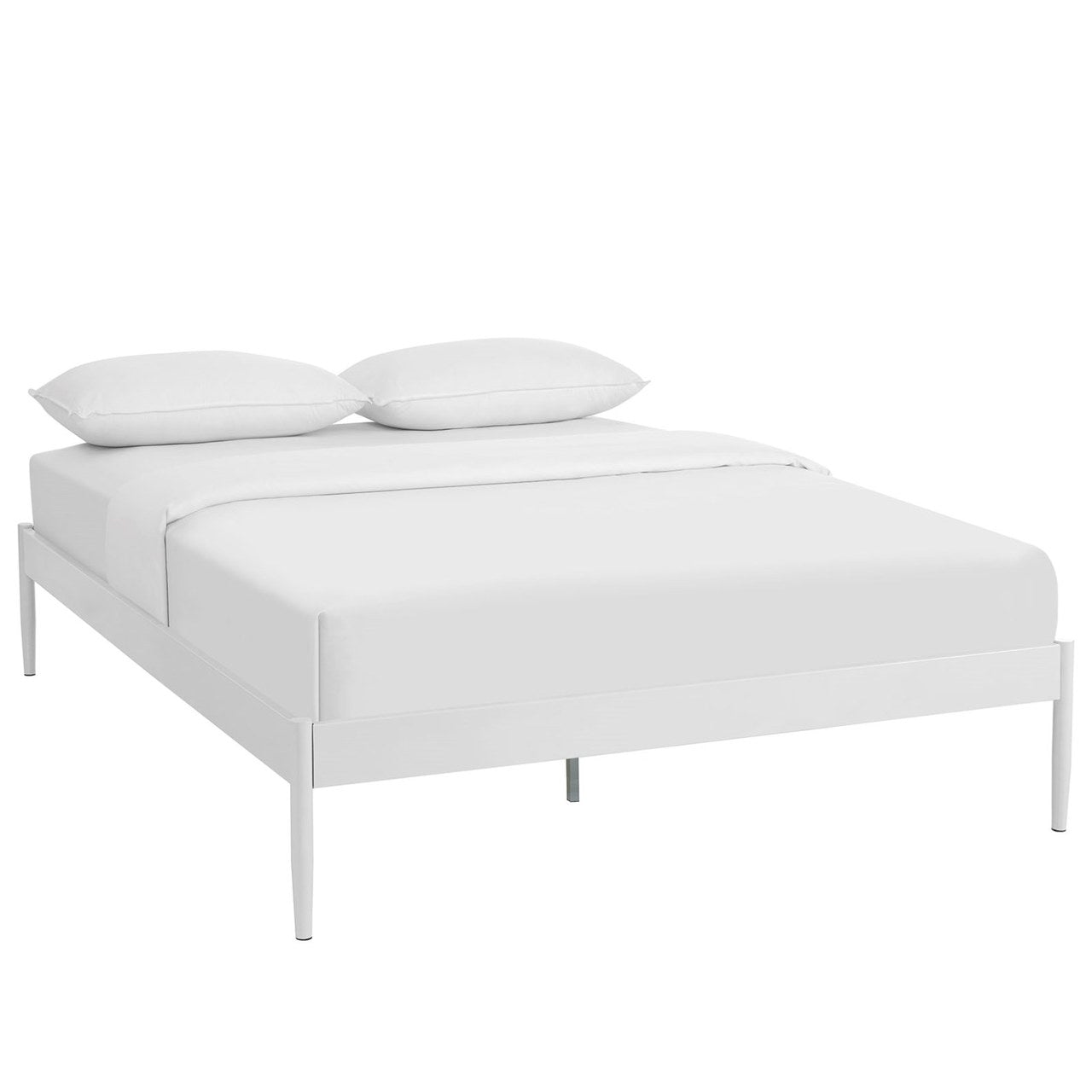 Elsie Queen Bed Frame, White, Metal 12381