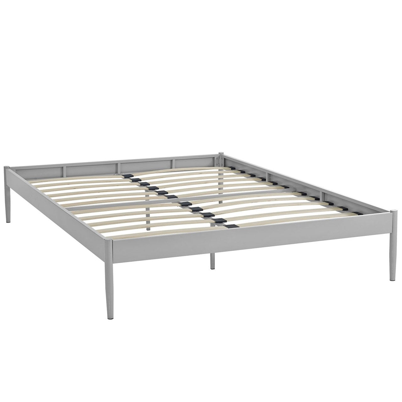 Elsie King Bed Frame, Grey, Metal 12383