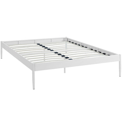 Elsie King Bed Frame, White, Metal 12384