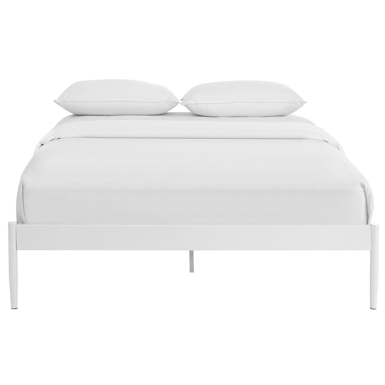 Elsie King Bed Frame, White, Metal 12384
