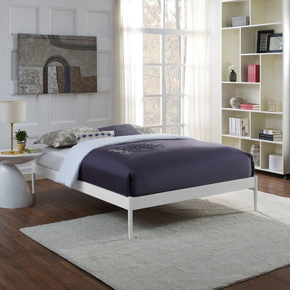 Elsie King Bed Frame, White, Metal 12384