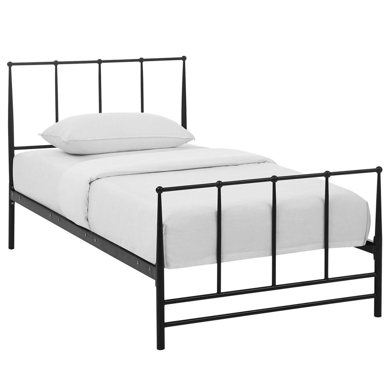Estate Twin Bed, Brown, Metal 12388