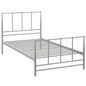 Estate Twin Bed, Grey, Metal 12389
