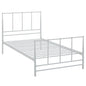 Estate Twin Bed, White, Metal 12390