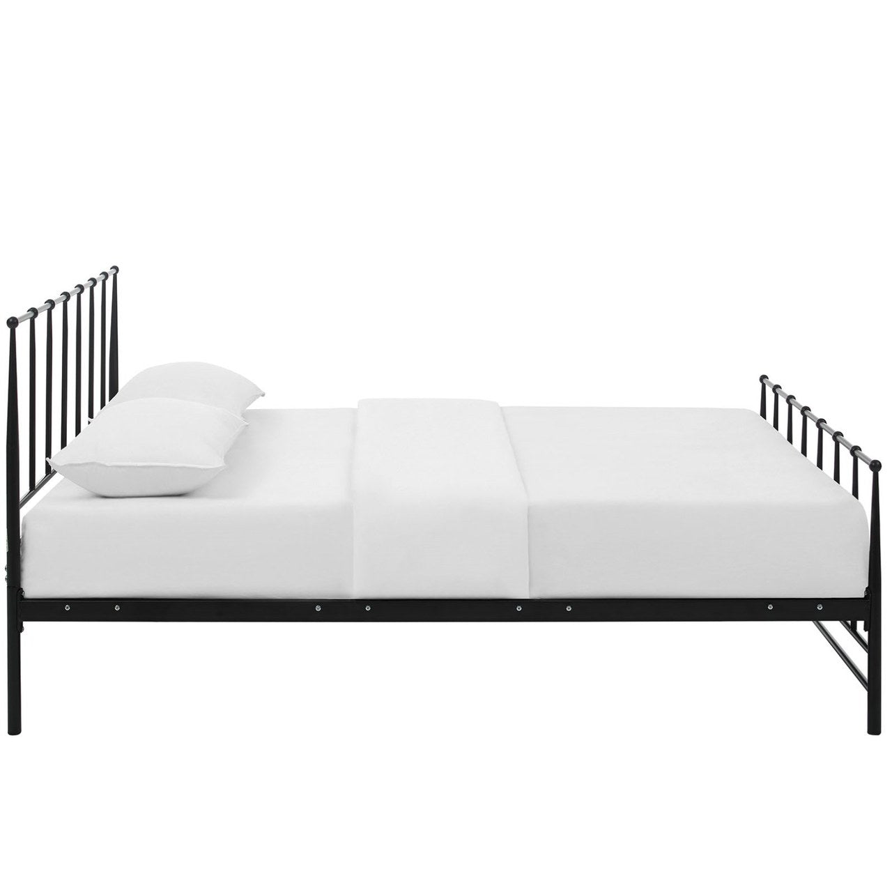 Estate Full Bed, Brown, Metal 12391