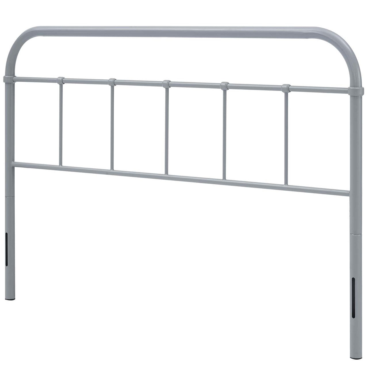 Serena Queen Steel Headboard, Queen Size, Metal Steel, Grey Gray, 14400