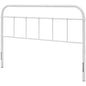Serena Queen Steel Headboard, Queen Size, Metal Steel, White, 14401