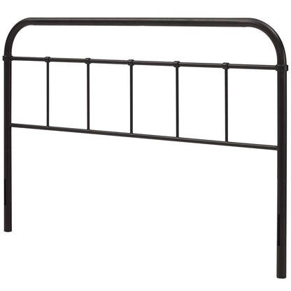 Serena King Steel Headboard, King Size, Metal Steel, Brown, 14402