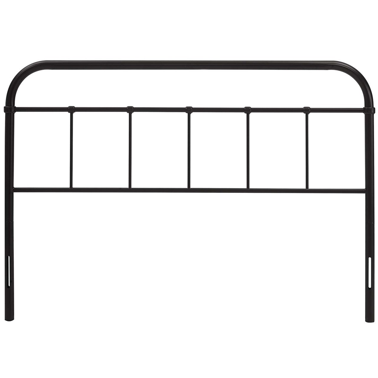Serena King Steel Headboard, King Size, Metal Steel, Brown, 14402