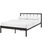 Gwen Full Bed Frame, Full Size, Metal Steel, Brown, 14415