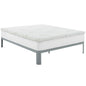 Relax King 2" Gel Memory Foam Mattress Topper, White, Fabric 12446