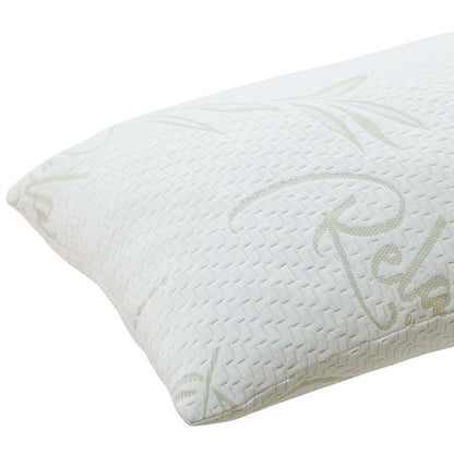 Relax Standard/Queen Size Pillow, White, Fabric 12447