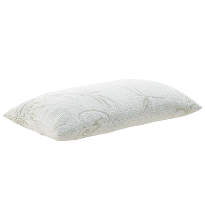 Relax King Size Pillow, White, Fabric 12448