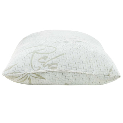 Relax King Size Pillow, White, Fabric 12448