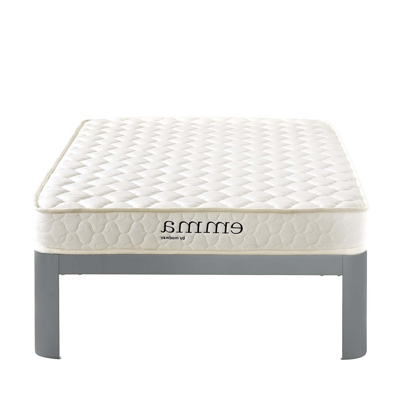 Emma 6" Twin XL Mattress, Twin Size XL, Fabric, White, 14445