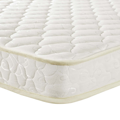 Emma 6" Twin XL Mattress, Twin Size XL, Fabric, White, 14445