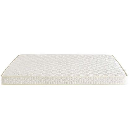 Emma 6" Queen Mattress, Queen Size, Fabric, White, 14448