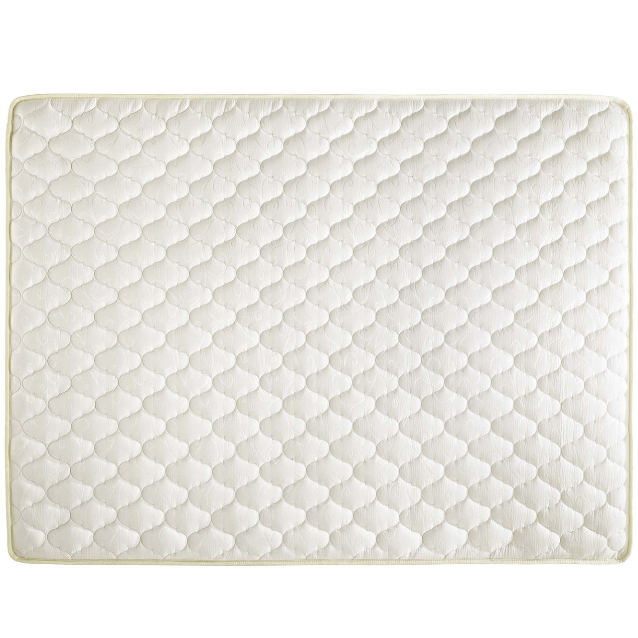 Emma 6" Queen Mattress, Queen Size, Fabric, White, 14448