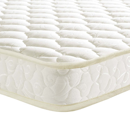Emma 6" Queen Mattress, Queen Size, Fabric, White, 14448