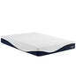 Caroline 10" King Memory Foam Mattress, White, Fabric 13003