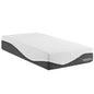 Sabrina 12" Twin Memory Foam Mattress, White, Fabric 13004