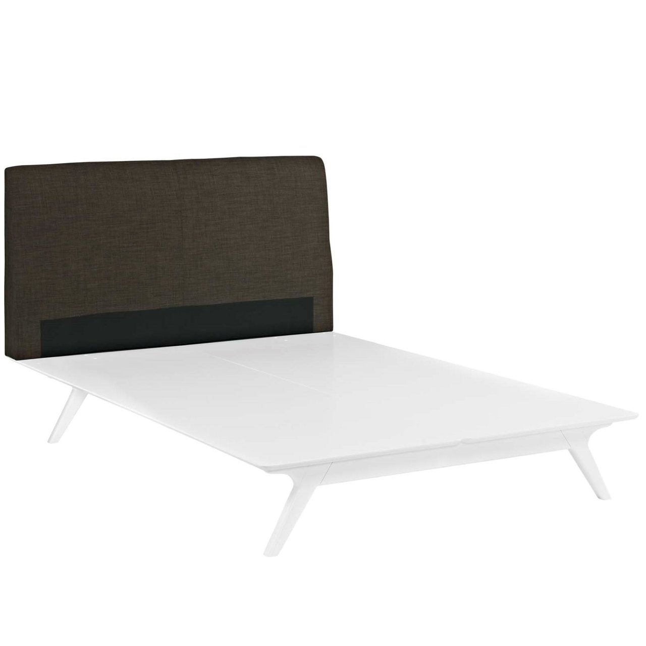 Tracy Queen Bed, Brown, Fabric 13021