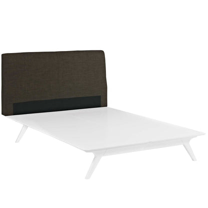 Tracy Queen Bed, Brown, Fabric 13021