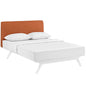Tracy Queen Bed, Orange, Fabric 13025