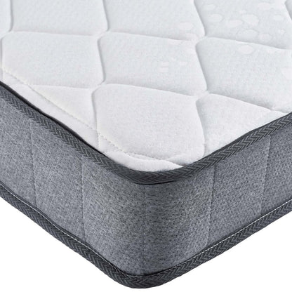 Kate 8" Twin Mattress, White, Fabric 13072