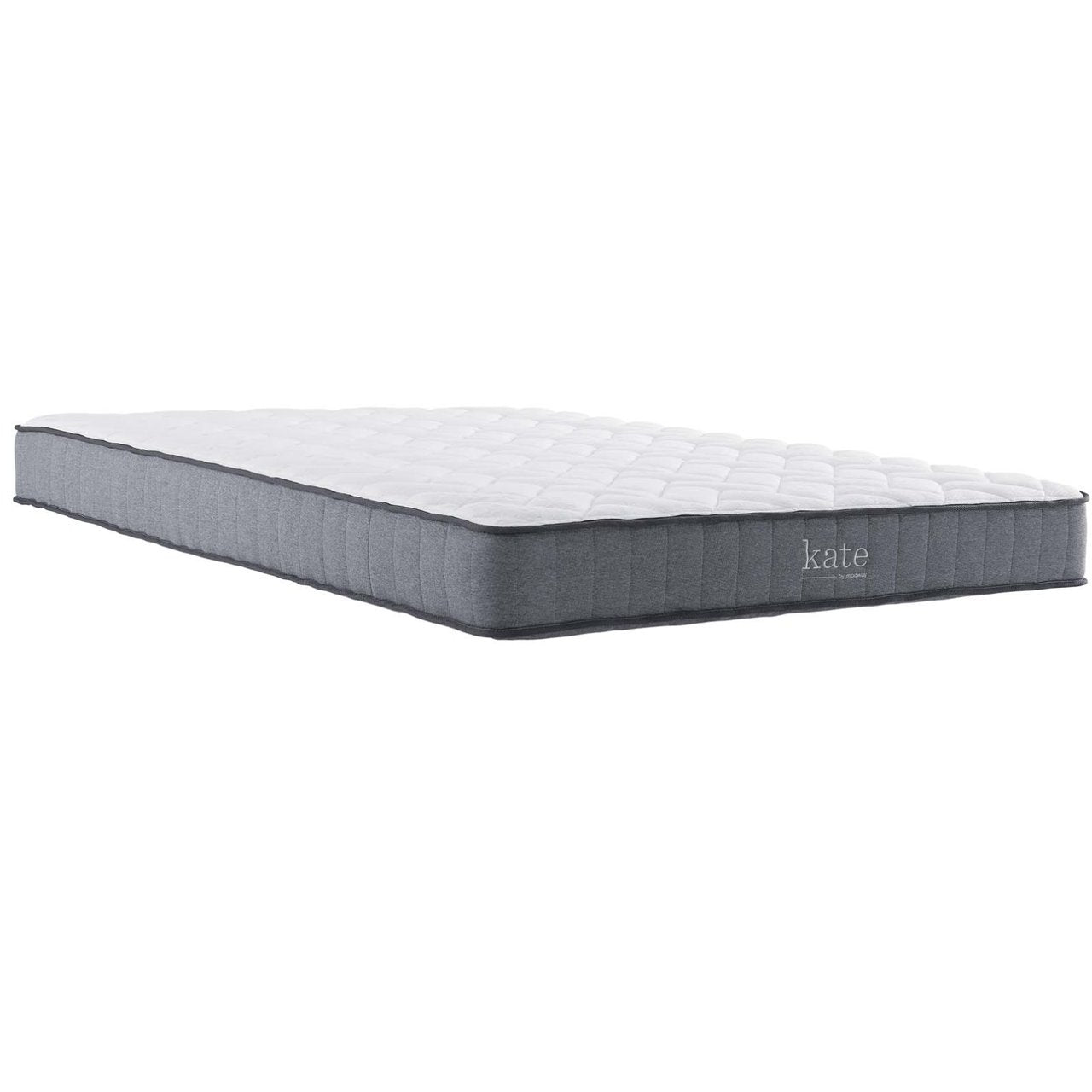Kate 8" Full Mattress, White, Fabric 13073