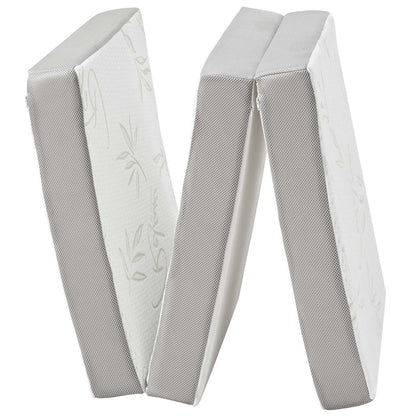 Relax 25 x 75 x 4 Tri-Fold Mattress, , Fabric, White, 14454