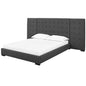 Primrose Queen Upholstered Fabric Platform Bed, Queen Size, Fabric, Grey Gray, 15900