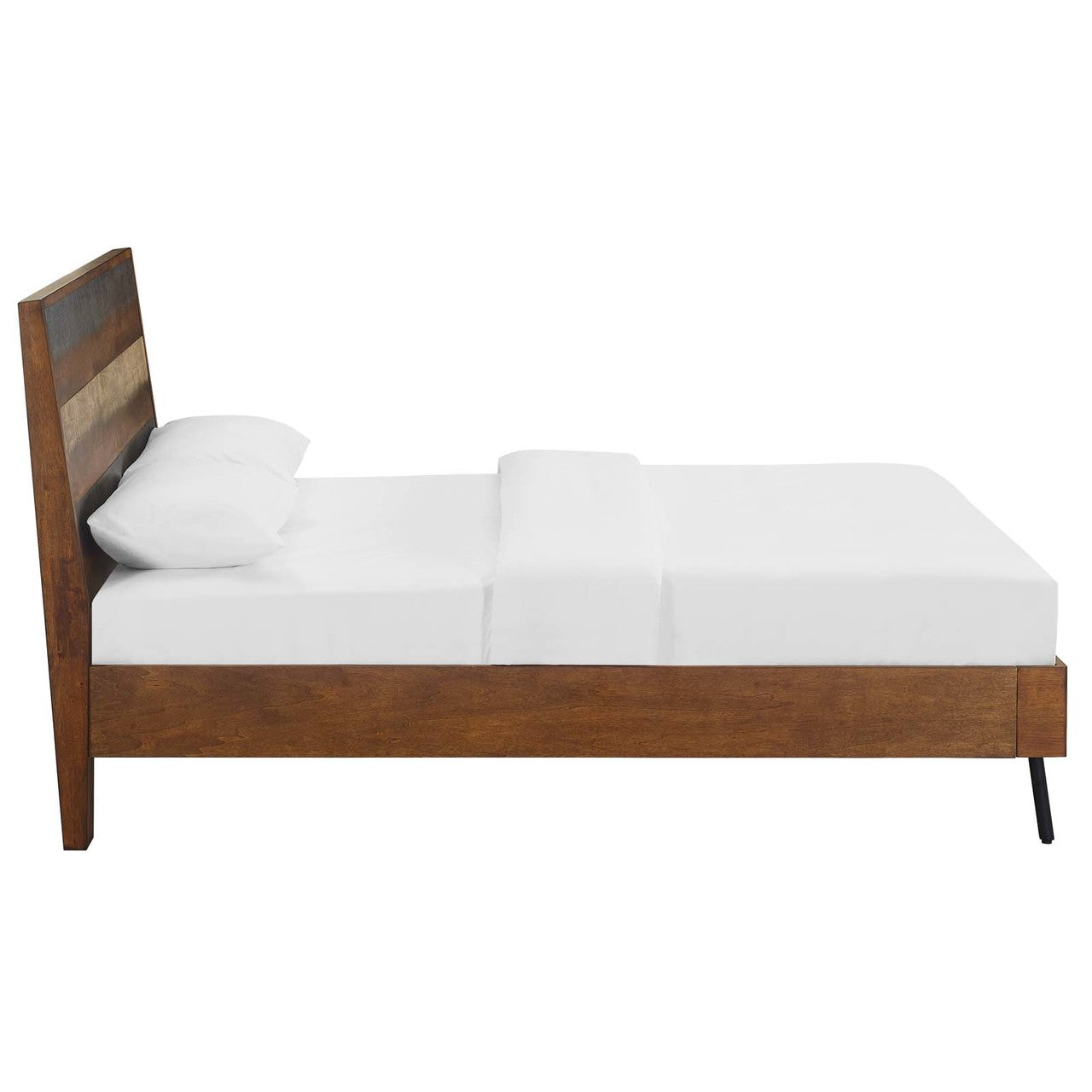 Arwen Queen Rustic Wood Bed, Queen Size, Wood, Brown, 15906