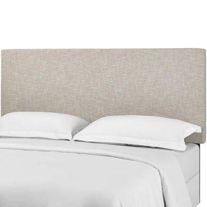 Taylor Twin Upholstered Linen Fabric Headboard, Fabric, Beige, 17697