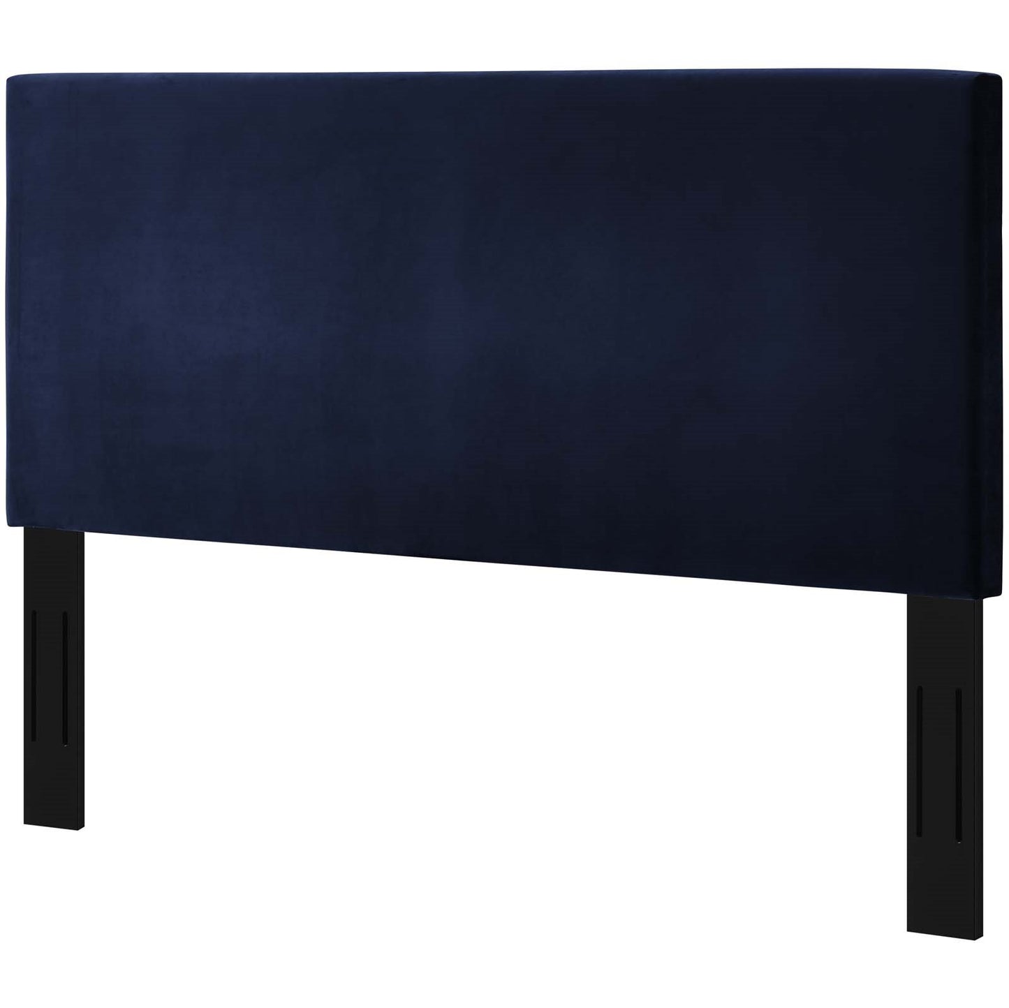 Taylor Twin Upholstered Performance Velvet Headboard, Velvet Fabric, Navy Blue, 17701
