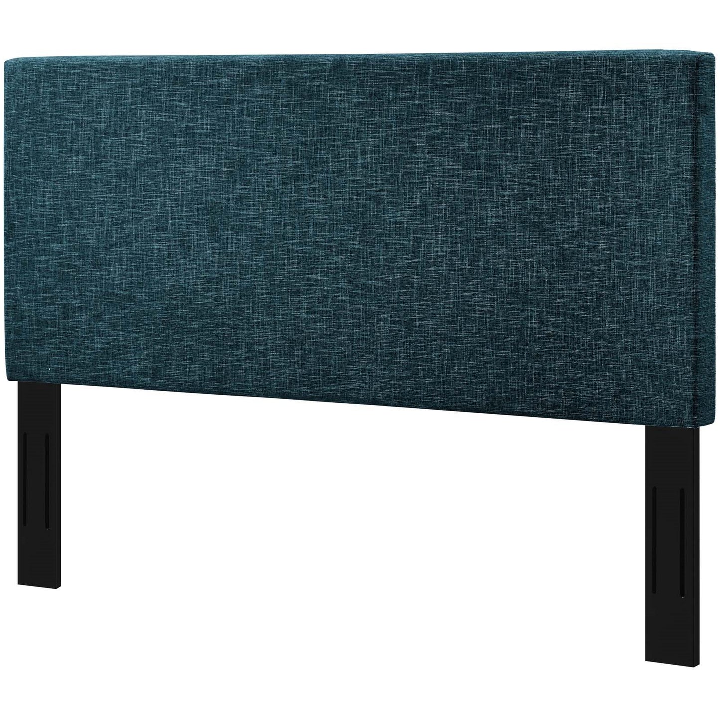 Taylor Full / Queen Upholstered Linen Fabric Headboard, Fabric, Navy Blue, 18059