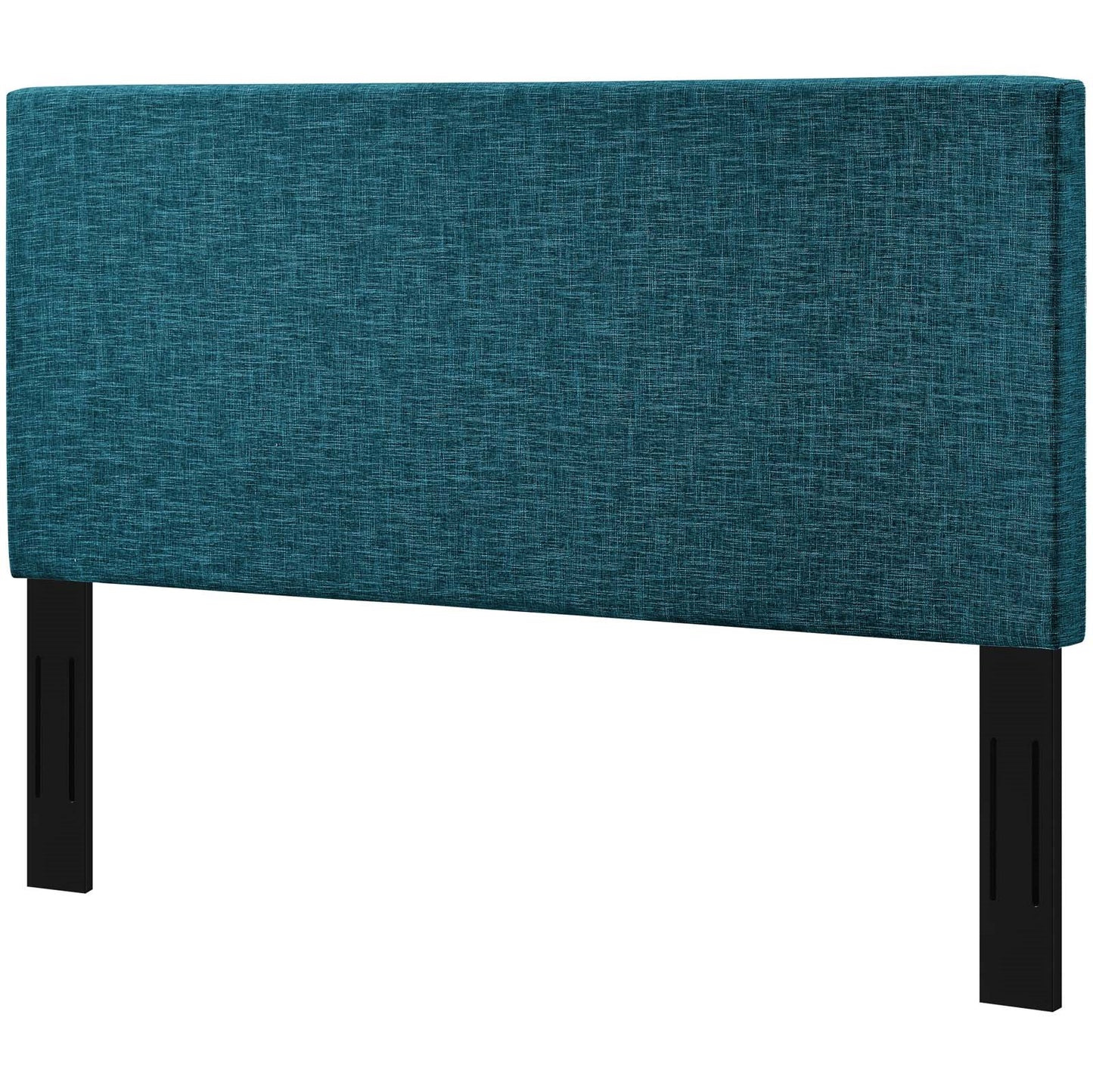 Taylor Full / Queen Upholstered Linen Fabric Headboard, Fabric, Aqua Blue, 17721