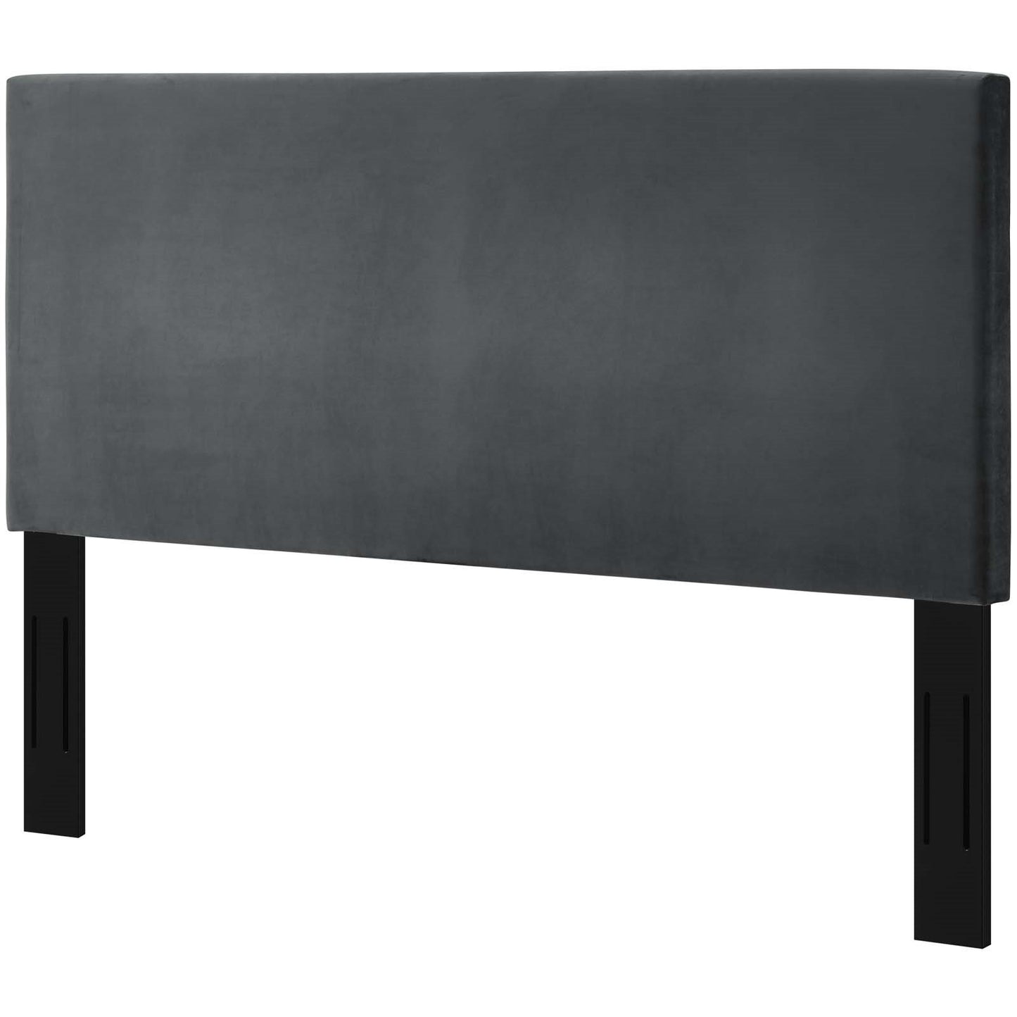 Taylor Full / Queen Upholstered Performance Velvet Headboard, Velvet Fabric, Grey Gray, 17723