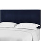Taylor Full / Queen Upholstered Performance Velvet Headboard, Velvet Fabric, Navy Blue, 17724