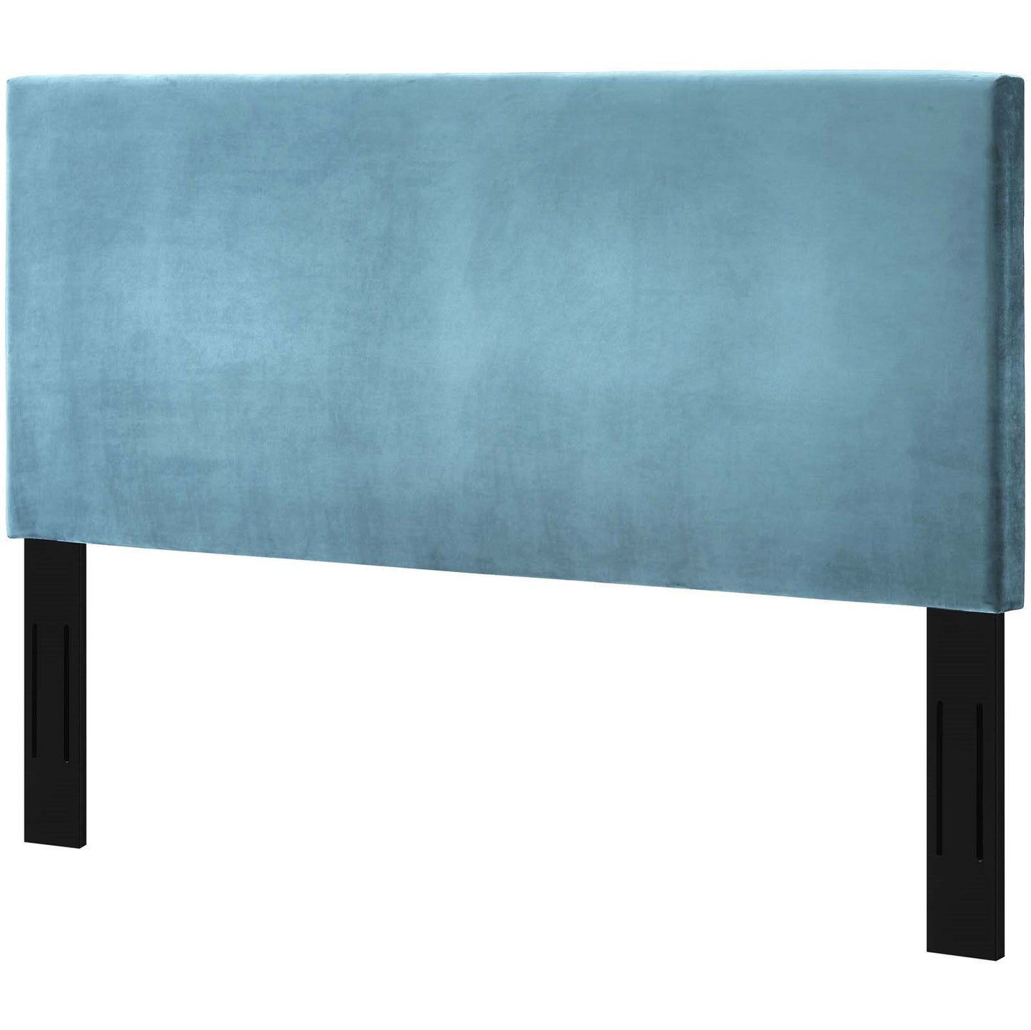 Taylor Full / Queen Upholstered Performance Velvet Headboard, Velvet Fabric, Blue, 17725