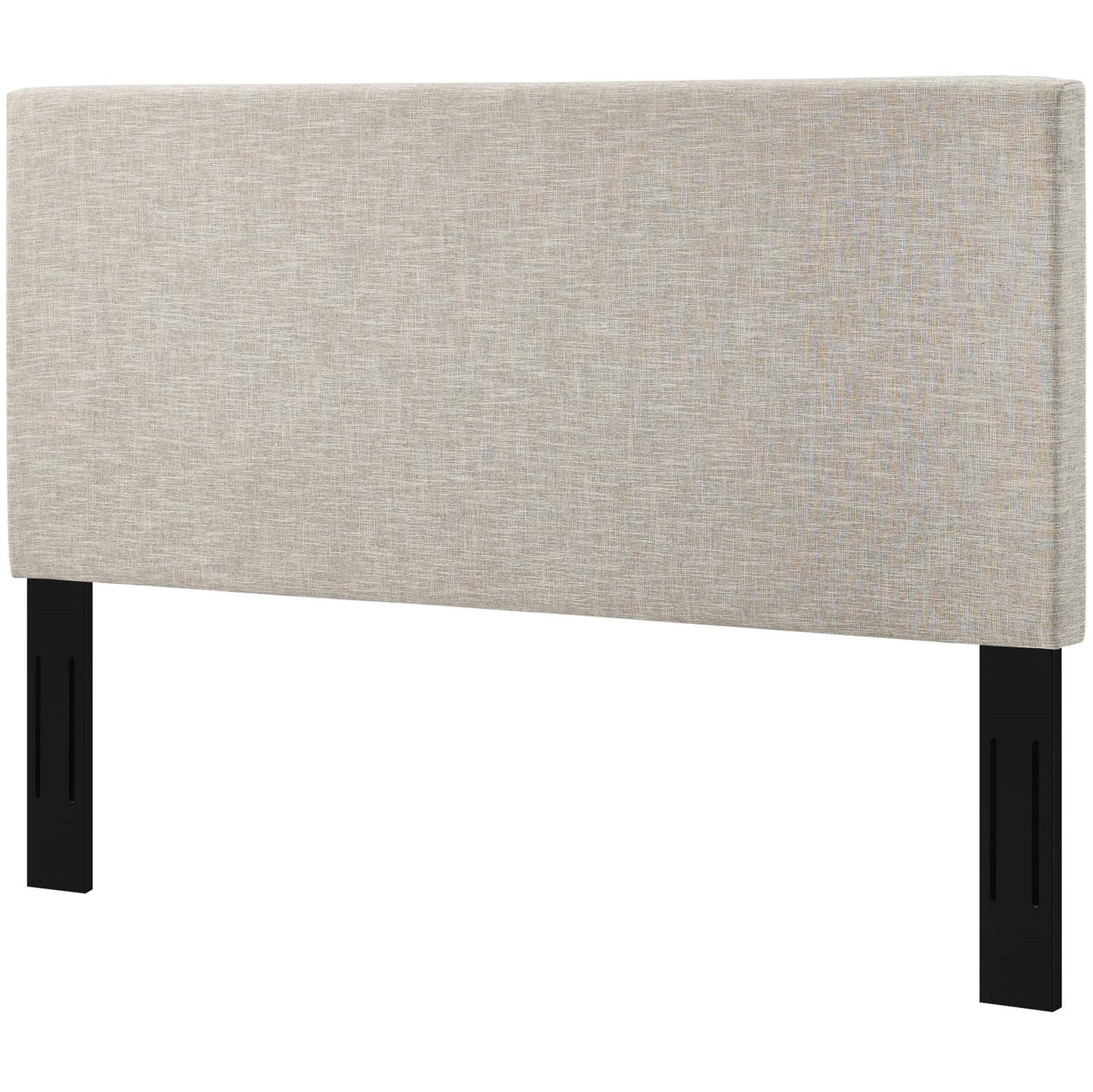 Taylor King and California King Upholstered Linen Fabric Headboard, Fabric, Beige, 17727