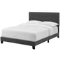 Amira Full Upholstered Fabric Bed, Full Size, Fabric, Grey Gray, 15515