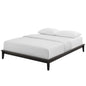 Lodge Queen Wood Platform Bed Frame, Queen Size, Wood, Brown, 15556