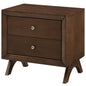 Providence Nightstand or End Table, Wood, Brown Natural 15562