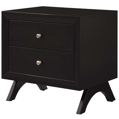 Providence Nightstand or End Table, Wood, Brown 15563