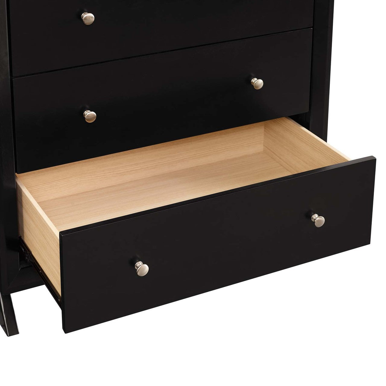 Providence Five-Drawer Chest or Stand, Wood, Brown 15565