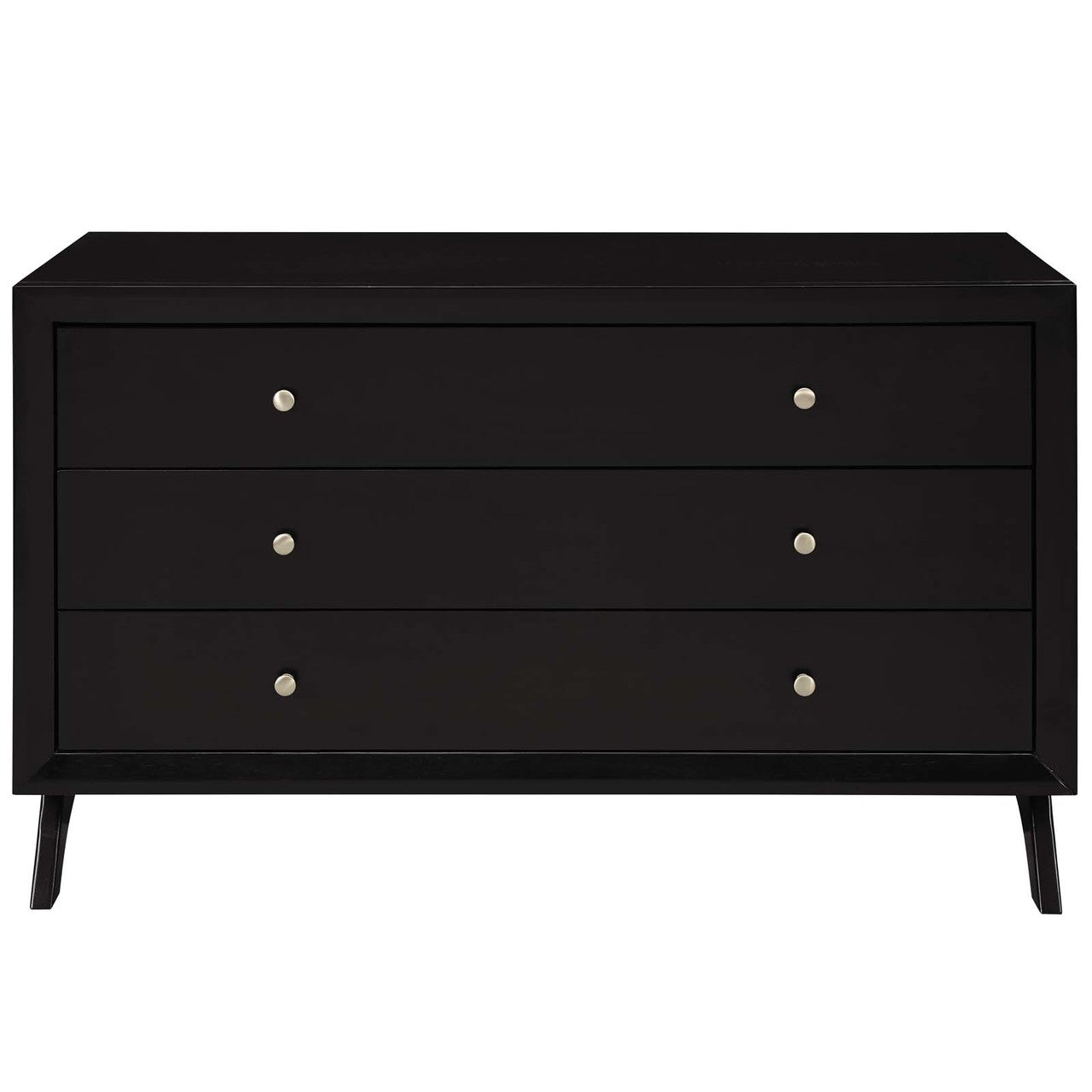 Providence Three-Drawer Dresser or Stand, Wood, Brown 15567