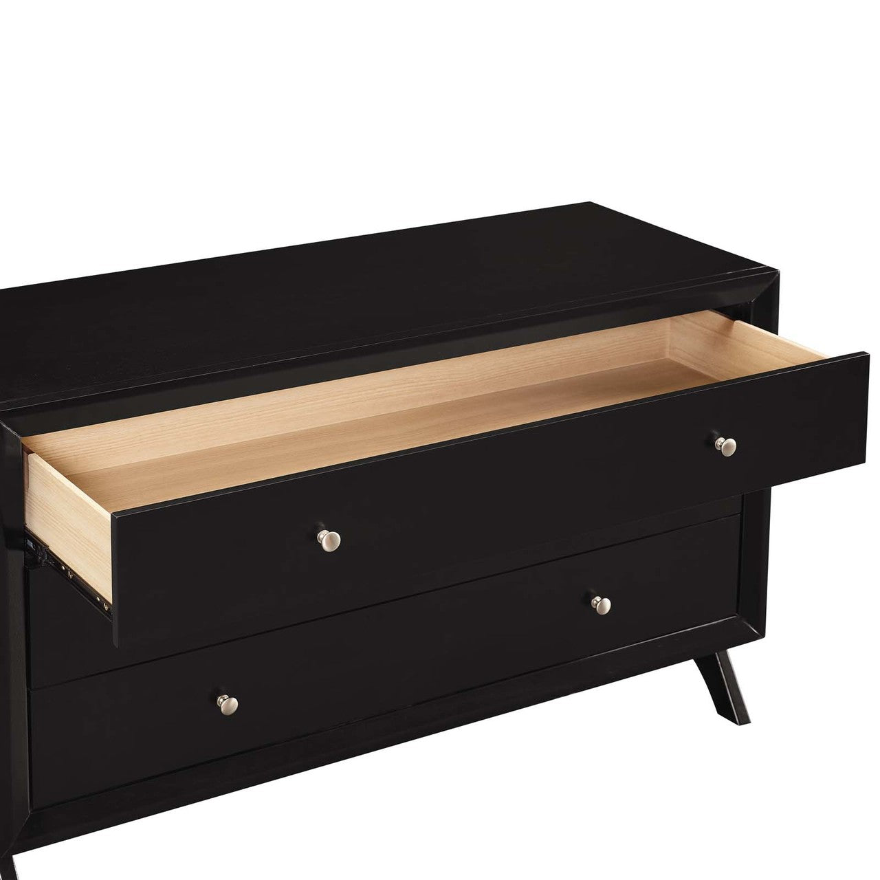Providence Three-Drawer Dresser or Stand, Wood, Brown 15567